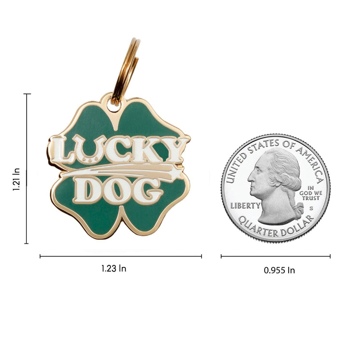 Lucky Dog Pet ID Tag– Two Hearts Equine Boutique