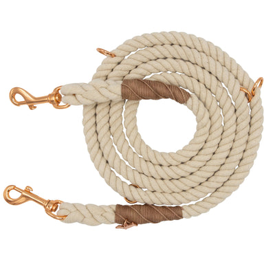 Hands Free Rope Leash - Natural - Two Hearts Equine Boutique