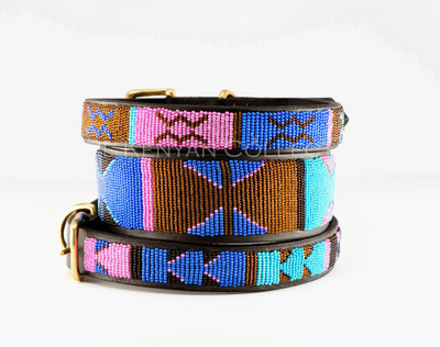 Malindi Beaded Dog Collar - Two Hearts Equine Boutique