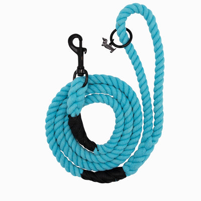 Dog Rope Leash - Neon Blue - Two Hearts Equine Boutique