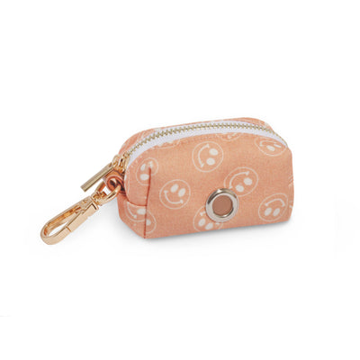 Peach Smiley Waste Bag Holder - Two Hearts Equine Boutique