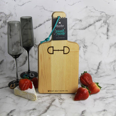 D-Ring  Equestrian Horse Cheese Board - Two Hearts Equine Boutique