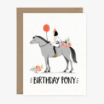 Birthday Pony Card - Two Hearts Equine Boutique