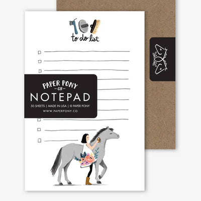 Pretty Pony Notepad - Two Hearts Equine Boutique