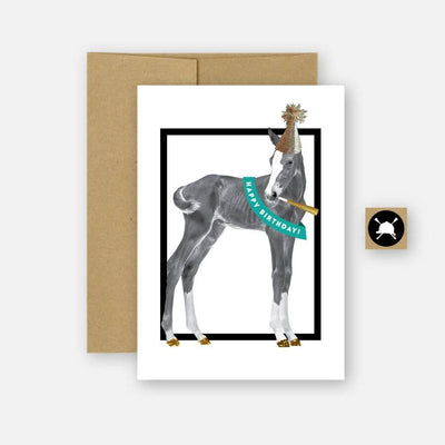 Happy Birthday Equestrian Horse Greeting Card - Two Hearts Equine Boutique