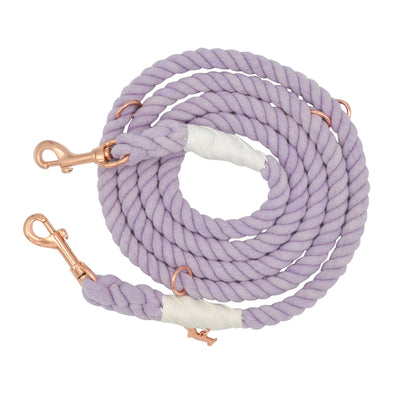 Hands-Free Dog Rope Leash - Lavender - Two Hearts Equine Boutique