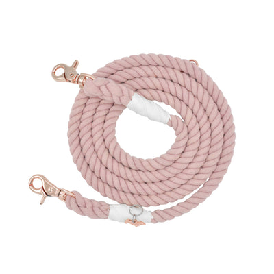 Hands-Free Dog Rope Leash - Rose All Day - Two Hearts Equine Boutique