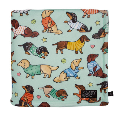 Dog Blanket - Hot Diggity Dog - Two Hearts Equine Boutique