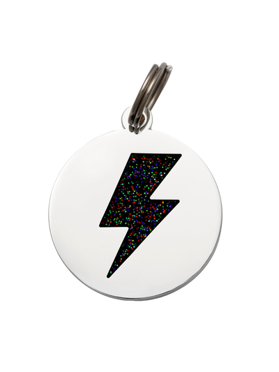 Lightning Bolt Pet ID Tag - Two Hearts Equine Boutique