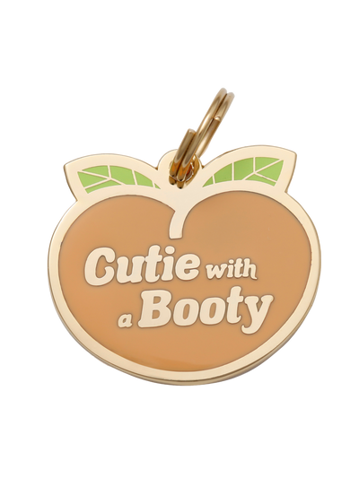 Cutie with a Booty Pet ID Tag - Two Hearts Equine Boutique