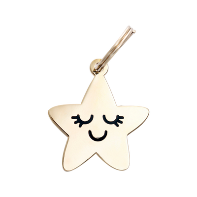 Smiling Star Pet ID Tag - Two Hearts Equine Boutique