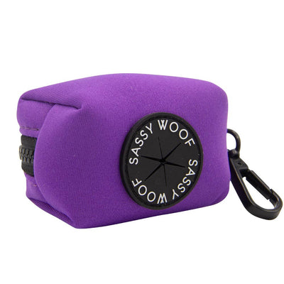 Dog Waste Bag Holder - Neon Purple - Two Hearts Equine Boutique