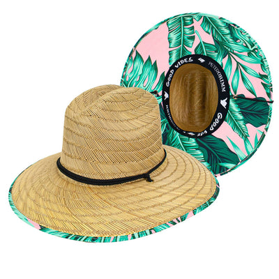 Leaflets Straw Lifeguard Hat - Two Hearts Equine Boutique