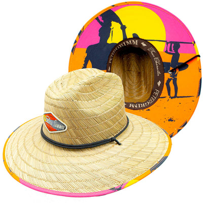 Endless Summer Underbrim Straw Lifeguard Hat - Two Hearts Equine Boutique