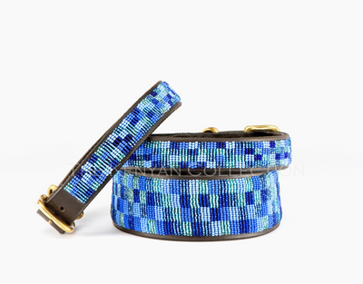 Moonbeam Beaded Dog Collar - Two Hearts Equine Boutique