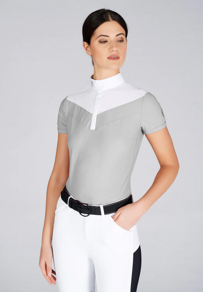 Simeri Short Sleeve Show Shirt - Two Hearts Equine Boutique