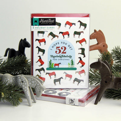 52 Thoroughbreds Holiday Card - Two Hearts Equine Boutique