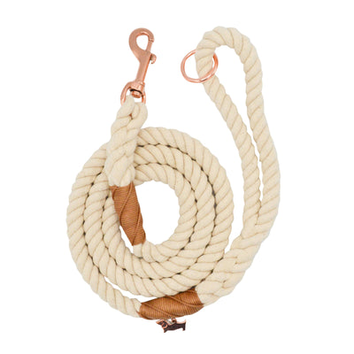 Dog Rope Leash - Natural - Two Hearts Equine Boutique
