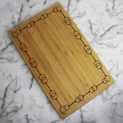 Snaffle Bit Bamboo Cutting Board - Two Hearts Equine Boutique