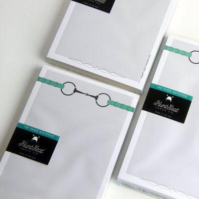 Snaffle Bit Notepad - Two Hearts Equine Boutique