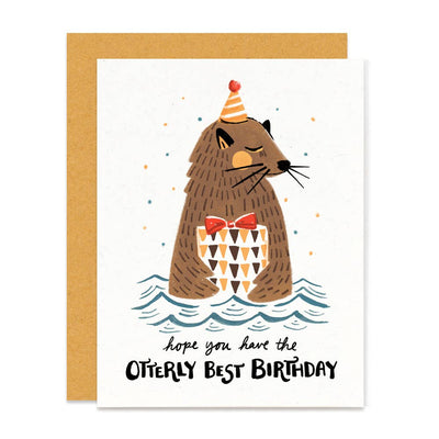 Otterly Best Birthday Card - Two Hearts Equine Boutique