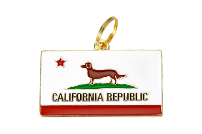 California Republic Pet ID Tag - Two Hearts Equine Boutique