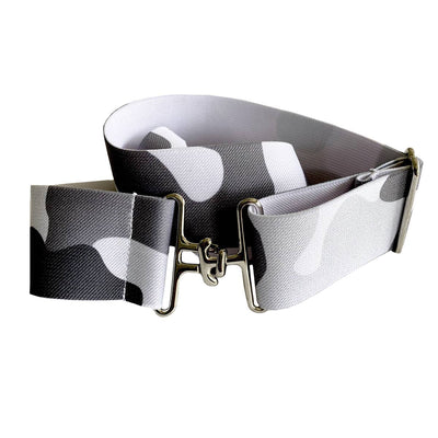 Grey Camo Elastic Belt - Two Hearts Equine Boutique